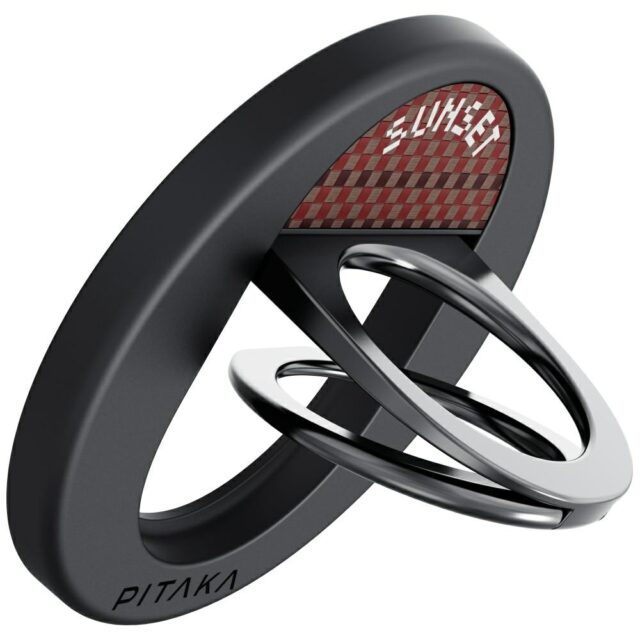 Magnetic holder PITAKA MagEZ Grip 3 MagSafe for phone sunset - imagine 6