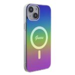 Guess GUHMP15SHITSK iPhone 15 / 14 / 13 6.1" rainbow hardcase IML Iridescent MagSafe - imagine 4