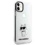 Karl Lagerfeld KLHCN61HNCHTCT iPhone 11/ Xr 6,1" transparent hardcase Ikonik Choupette - imagine 4