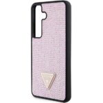 Guess GUHCS24SHDGPPP S24 S921 pink hardcase Rhinestone Triangle - imagine 6