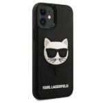Karl Lagerfeld KLHCP12SCH3DBK iPhone 12 mini 5,4" black hardcase 3D Rubber Choupette - imagine 4
