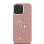 Guess GUHCP16LHG4SGP iPhone 16 Pro 6.3" pink hardcase Fixed Glitter Big 4G - imagine 3