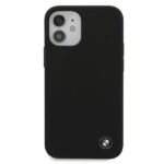 BMW BMHCP12SSILBK iPhone 12 mini 5.4" black hardcase Silicone Signature - imagine 3