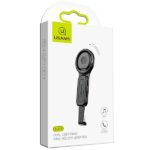USAMS Adapter AU06 2-in-1 Lightning to 2 x Lightning + Ring Holder black SJ274LN01 (US-SJ274) - imagine 5