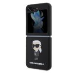 Karl Lagerfeld KLHCZF5SNIKBCK Z Flip5hardcase black Silicone Ikonik - imagine 6