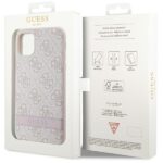 Guess GUHCN61P4SNP iPhone 11 / Xr pink hardcase 4G Stripe - imagine 8