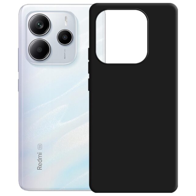 3MK Silicone Case for Xiaomi Redmi   Note 14 5G black - imagine 5