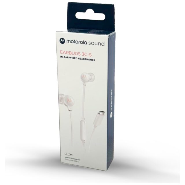 In-ear headphones Motorola Earbuds 3C-S USB-C white - imagine 9