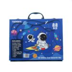 Extralink Art Painting Set, Blue Astronaut 88 Pieces - imagine 2