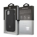 Mercedes MEHCP15SARMBK iPhone 15 / 14 / 13 6.1" Black Hardcase Leather Urban - imagine 8