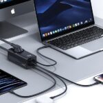 USAMS Power Strip 67W 3x USB-C +USB Fast Charging Extension Cable EU black CC225TC01 (US-CC225 - imagine 8