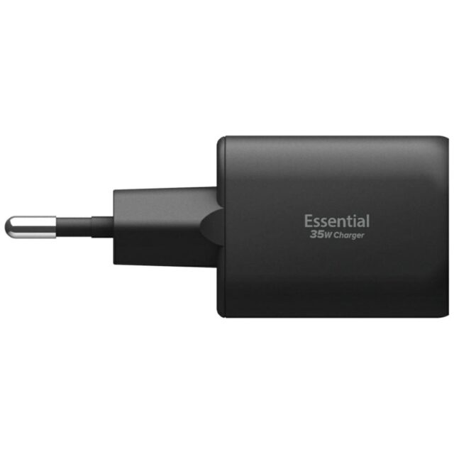 Ładowarka sieciowa Spigen Essential       EE352EU 35W USB-C/USB-A czarny - imagine 3