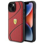 Ferrari FEHCP15SPTWR iPhone 15 / 14 / 13 6.1" red hardcase Twist Metal Logo