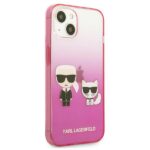 Karl Lagerfeld KLHCP13STGKCP iPhone 13 mini 5,4" hardcase pink Gradient Ikonik Karl & Choupett - imagine 4