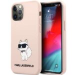 Karl Lagerfeld KLHCP12MSNCHBCP iPhone 12/12 Pro 6,1" hardcase pink Silicone Choupette