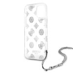 Guess GUHCP12LKSPESI iPhone 12 Pro Max 6,7" silver hardcase Peony Chain Collection - imagine 7