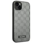 Karl Lagerfeld KLHCP14MSAKLHPG iPhone 14 Plus / 15 Plus 6,7" hardcase grey Saffiano Mono Metal - imagine 4