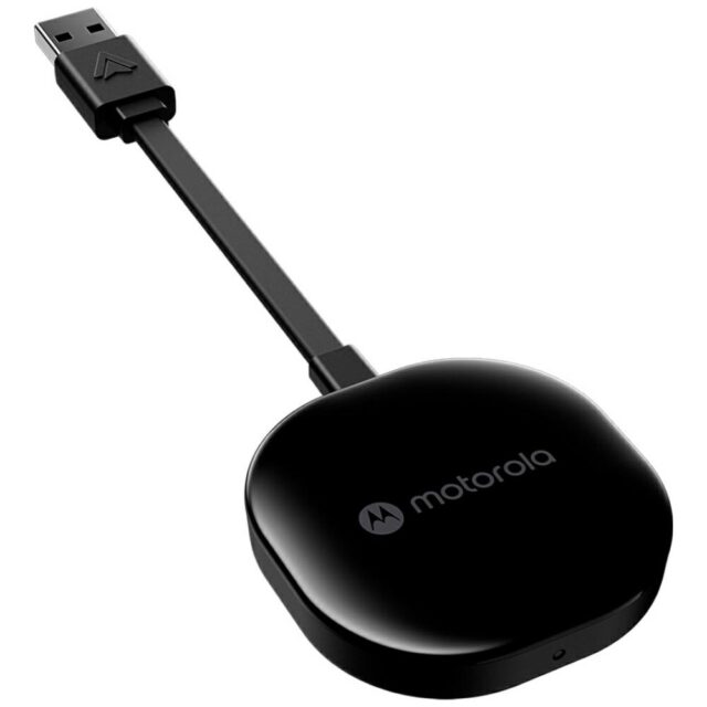 Car adapter Motorola MA1 Android Auto black - imagine 2