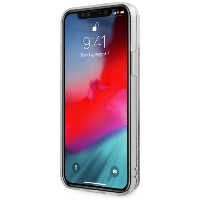 Guess GUHCP12LLG4GGBLPI iPhone 12 Pro Max 6,7" pink hardcase Gradient Liquid Glitter 4G - imagine 3