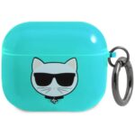 Karl Lagerfeld KLA3UCHFL AirPods 3 cover blue Choupette
