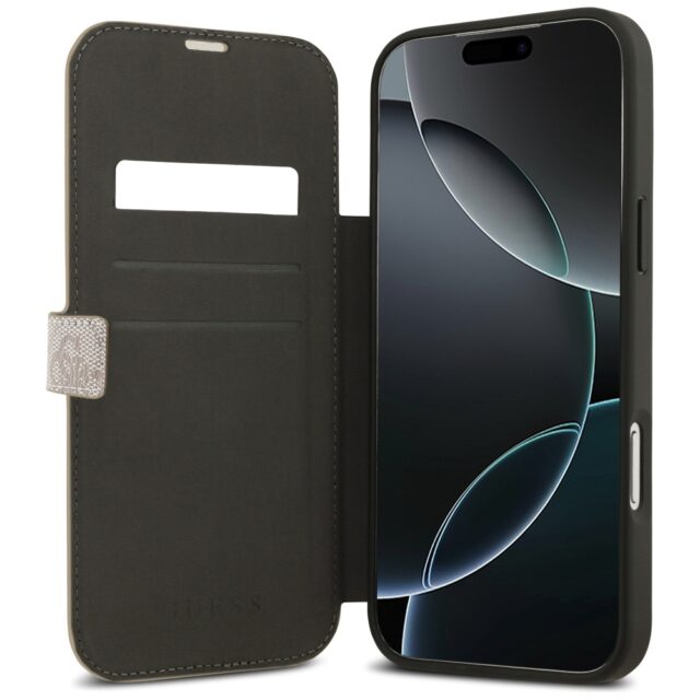 Guess Book 4G Metal Logo Case for iPhone 17 Pro Max Pink - imagine 6