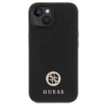 Guess GUHCP15MPS4DGPK iPhone 15 Plus / 14 Plus 6.7" black hardcase Strass Metal Logo - imagine 3