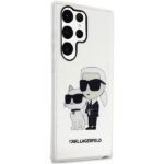 Karl Lagerfeld KLHCS23LHNKCTGT S23 Ultra S918 transparent hardcase Glitter Karl&Choupette - imagine 4
