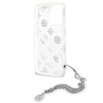 Guess GUHCP13LKSPESI iPhone 13 Pro / 13 6,1" silver hardcase Peony Chain Collection - imagine 7