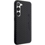 AMG AMHCS23MBLSCA S23+ S916 black hardcase with Carbon Stripe & Embossed design - imagine 4