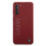 BMW BMHCS21SSLBLRE S21 G991 red hardcase Silicone Signature Logo - imagine 3