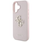 Case Guess Grained Big 4G Logo Small Classic Logo for iPhone 16 pink - imagine 6