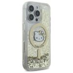 Hello Kitty HKHMP16LLGDIH iPhone 16 Pro 6.3" white gold hardcase Liquid Glitter Fever M - imagine 4