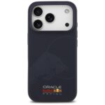 Red Bull Silicone Single Bull Logo MagSafe Case for iPhone 17 Pro Navy Blue - imagine 3