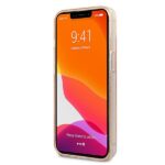 Guess GUHCP13MPCUGL4GGO iPhone 13 / 14 / 15 6,1" gold hard case Glitter 4G Big Logo - imagine 5