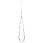 Guess IML Flowers Electro Pearl Strap MagSafe case for iPhone 17 white - imagine 2