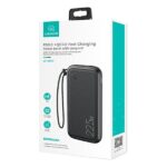 USAMS Powerbank PB56 10000mAh 22.5W 2xQC3.0 + PD Fast Charge black 10KCD15101 (US-CD151) - imagine 9
