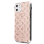 Guess GUHCN61TPERG iPhone 11 6,1" / Xr pink hard case 4G Peony Glitter - imagine 2