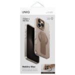UNIQ Heldro Max case iPhone 16 Pro Max 6.9" Magclick Charging gold/taupe gold - imagine 4