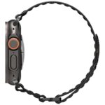 Spigen WBF0 Strap for Apple Watch 8/9/10/11/SE/Ultra (44/45/46/49mm) black - imagine 3