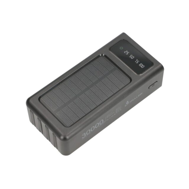 Extralink EPB-093 30000mAh Black | Powerbank | Solar Power bank, USB-C - imagine 9