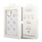 Guess GUHCP14SHTPPTH iPhone 14 / 15 / 13 6.1" transparent hard case Peony Glitter - imagine 8