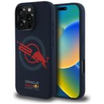 Case Red Bull HC Silicone ORBR20 Logo Red Lining to iPhone 16 Pro Max MagSafe navy blue