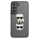 Karl Lagerfeld KLHCS22MSAKICKCSL S22+S906 silver Saffiano Karl & Choupette Head - imagine 3