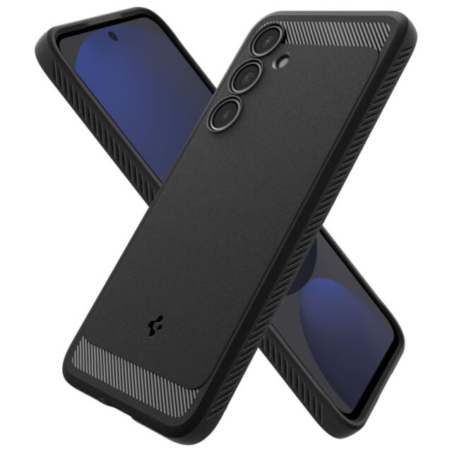 Spigen Rugged Armor Case for Samsung Galaxy S24 FE Black - imagine 7