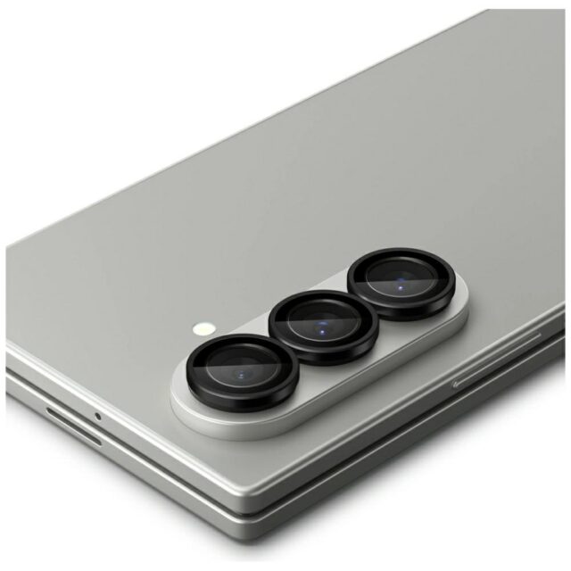 Glass on lens camera Spigen Optik Pro HD Glas.TR EZ FIT 2pcs for Samsung Galaxy Z Fold7 black - imagine 6