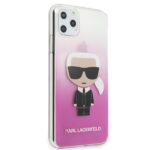 Karl Lagerfeld KLHCN65TRDFKPI iPhone 11 Pro Max pink Gradient Ikonik Karl - imagine 5