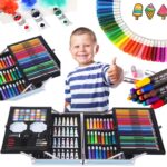 Extralink Painting Set for Kids, Artistic Craft 145 Pieces Large Suitcase
