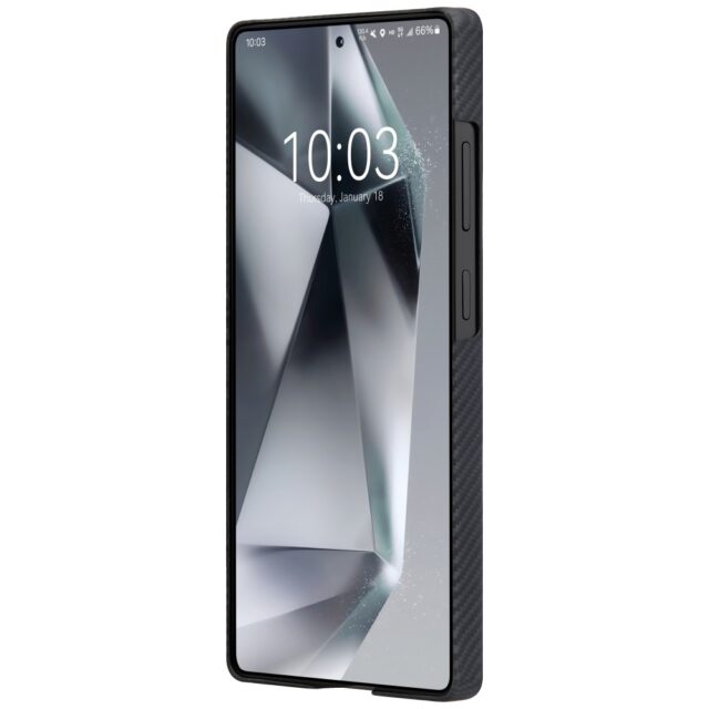 Case PITAKA Ultra-Slim MagSafe for Samsung Galaxy S25 Ultra black grey - imagine 6