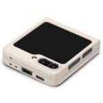 Spigen Air Skin Samsung Galaxy Z Flip5 pearled ivory ACS06231 - imagine 6