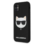 Karl Lagerfeld KLHCN61SLCHBK iPhone 11 6,1" / Xr hardcase black Silicone Choupette - imagine 2